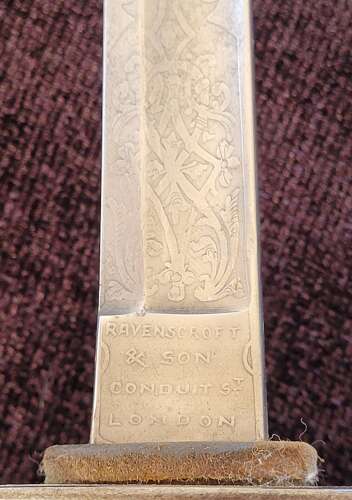 1827 Pattern Officers Sword Of The Westminster Rifles