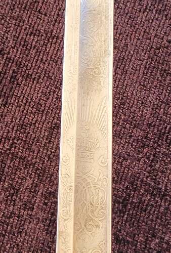 1827 Pattern Officers Sword Of The Westminster Rifles