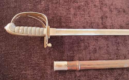 1827 Pattern Officers Sword Of The Westminster Rifles