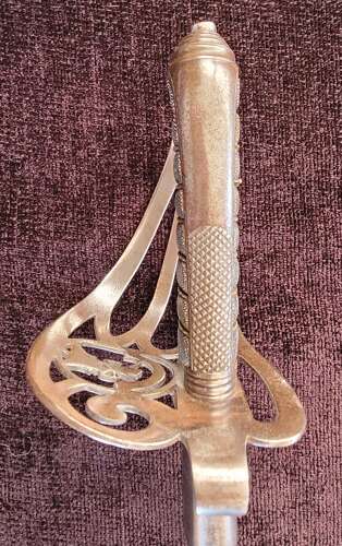 1827 Pattern Officers Sword Of The Westminster Rifles