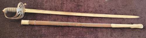 1827 Pattern Officers Sword Of The Westminster Rifles