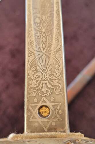 Scarce 1897 Pattern VRI Infantry Officers Sword By Mole