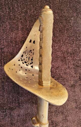 Scarce 1897 Pattern VRI Infantry Officers Sword By Mole