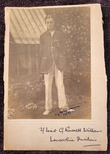 Lancashire Fusiliers Officer Casualty Photographs
