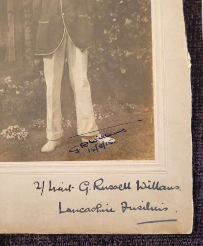 Lancashire Fusiliers Officer Casualty Photographs