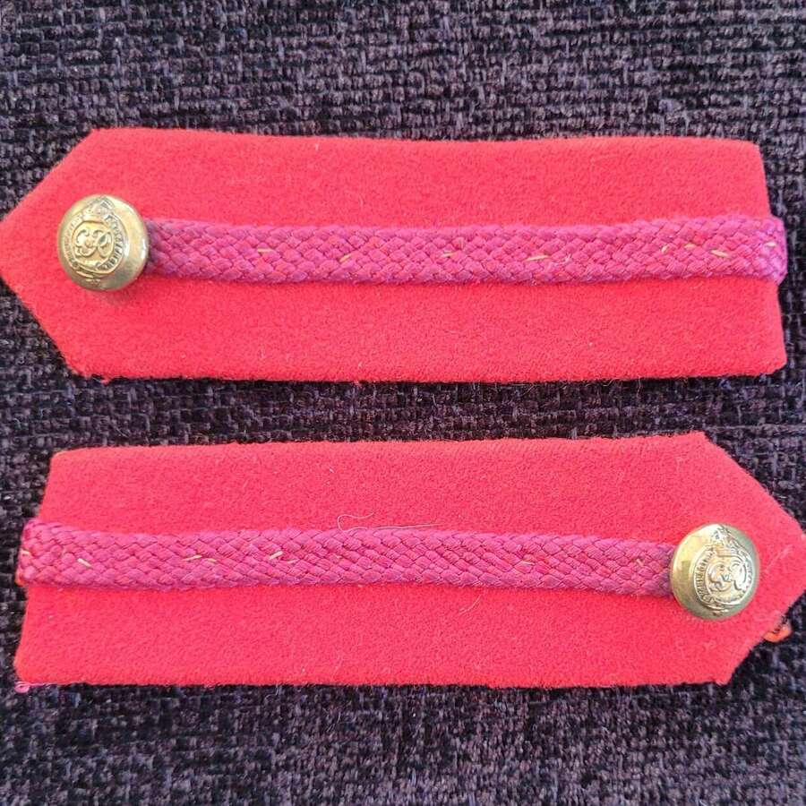 Royal Engineers Collar Gorget Tabs