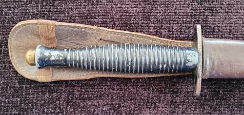 3rd Pattern Fairbairn Sykes Fighting Knife Attributed Black Watch