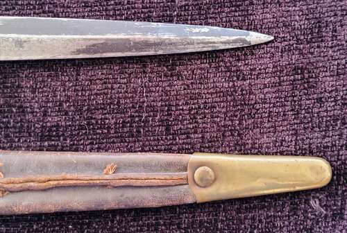 3rd Pattern Fairbairn Sykes Fighting Knife Attributed Black Watch
