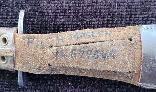 3rd Pattern Fairbairn Sykes Fighting Knife Attributed Black Watch