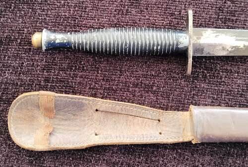 3rd Pattern Fairbairn Sykes Fighting Knife Attributed Black Watch
