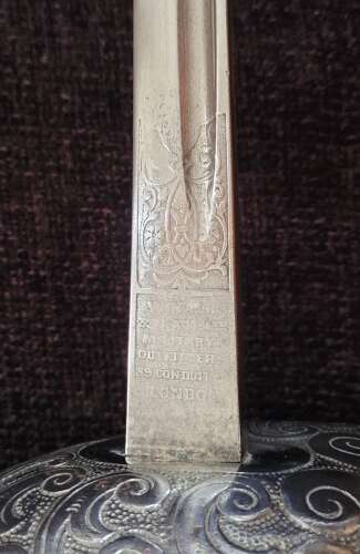 1912 Pattern Cavalry Officers Sword Of The 13th Hussars