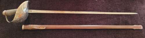 1912 Pattern Cavalry Officers Sword Of The 13th Hussars