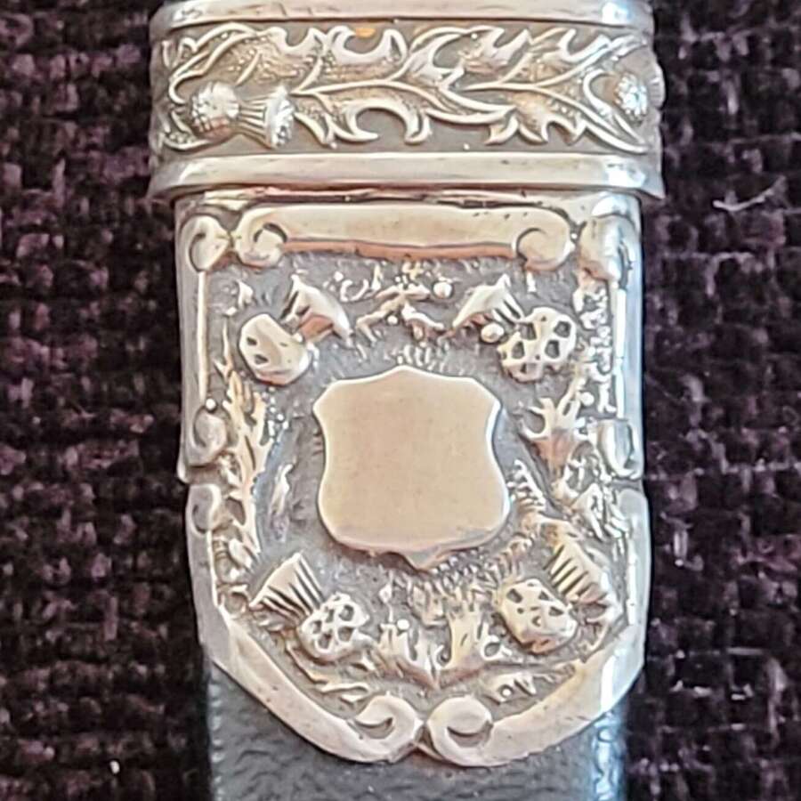 A Fine SIlver Mounted Skean Dubh