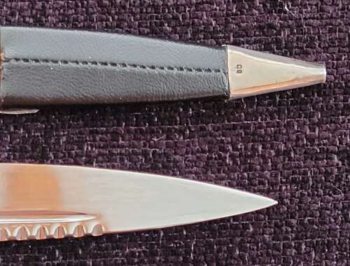 A Fine SIlver Mounted Skean Dubh