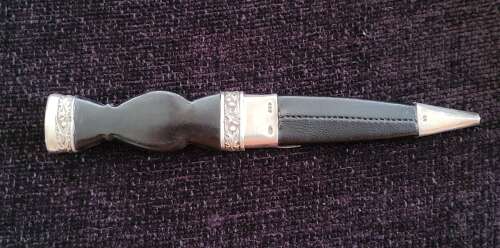 A Fine SIlver Mounted Skean Dubh