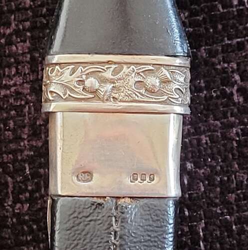 A Fine SIlver Mounted Skean Dubh