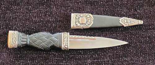 A Fine SIlver Mounted Skean Dubh