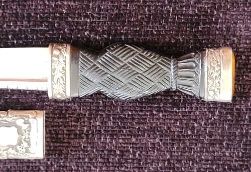 A Fine SIlver Mounted Skean Dubh