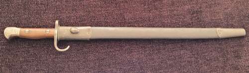 SMLE 1907 Pattern Hooked Quillion Bayonet Royal Irish
