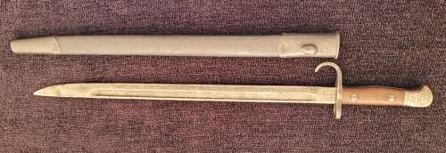 SMLE 1907 Pattern Hooked Quillion Bayonet Royal Irish