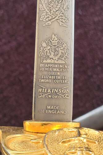Queen Elizabeth II 1827 Pattern Royal Navy Officers Sword