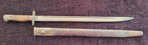1907 Pattern SMLE Bayonet WIlkinson