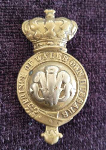 Prince Of Wales Own Hussars Martingale Badge