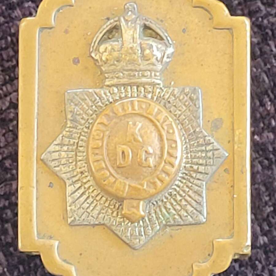 Kings Dragoon Guards Bridle Boss