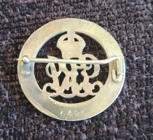 British Silver War Badge
