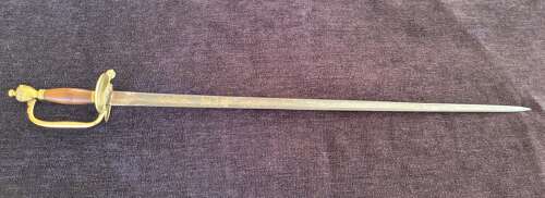 1796 Infantry Officers Sword Blue And Gilt Blade