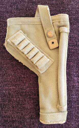 WW2 Tankers Webbing Revolver Holster