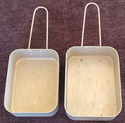 1945 Dated British Army Mess Tins