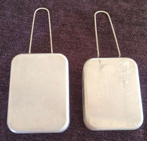 1945 Dated British Army Mess Tins