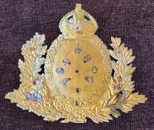 Post 1901 KC Life Guards Helmet Plate