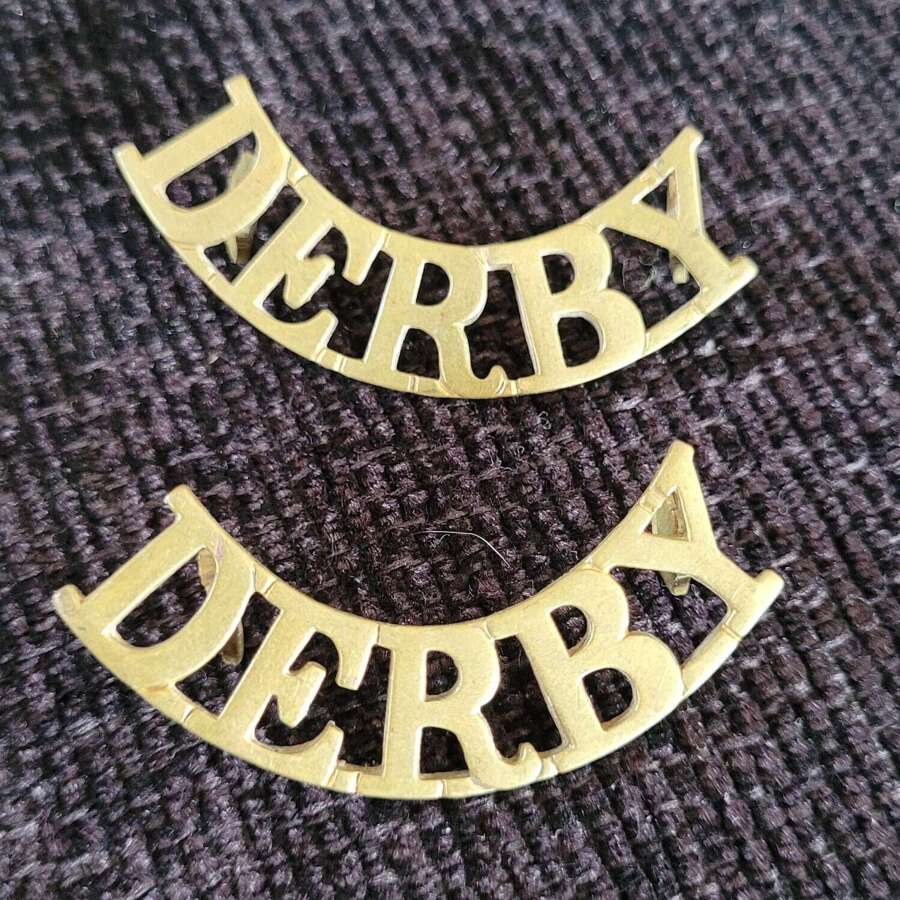 Derby Regiment Shoulder Titles