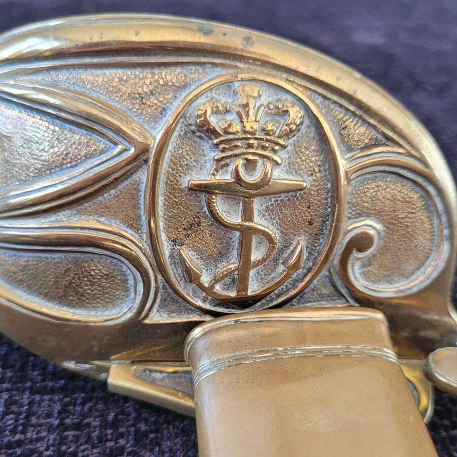 1827 Pipe Back Royal Navy Officers Sword