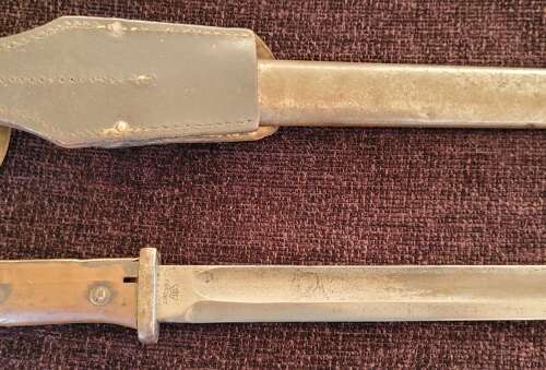 Imperial German WW1 S84/98 1915 Bayonet By Erfurt