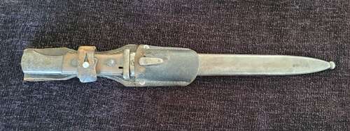 Imperial German WW1 S84/98 1915 Bayonet By Erfurt
