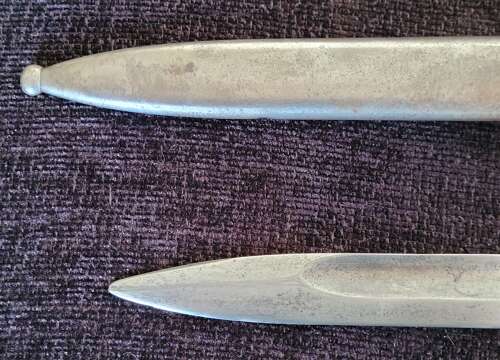 Imperial German WW1 S84/98 1915 Bayonet By Erfurt