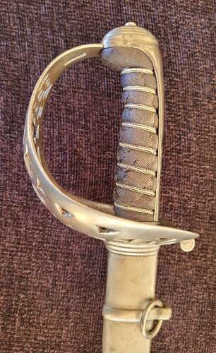1821 Pattern Pipeback Heavy Cavalry Officers Sword