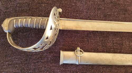 1821 Pattern Pipeback Heavy Cavalry Officers Sword