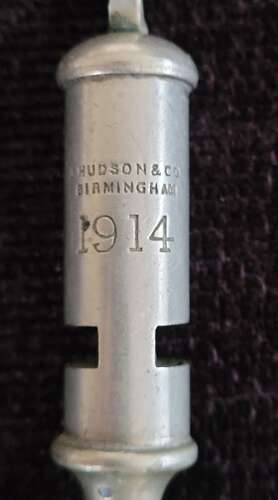 1914 Dated Trench Whistle