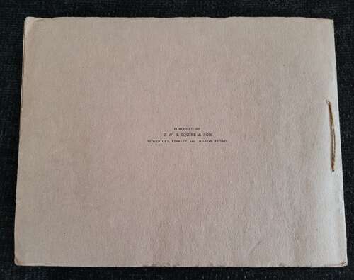 Lowestoft Bombardment 1916 Privately Published Booklet