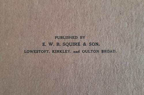 Lowestoft Bombardment 1916 Privately Published Booklet
