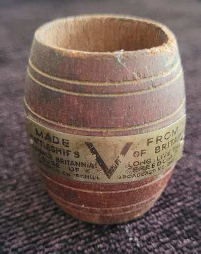 WW2 Fundraising Battleship Barrel