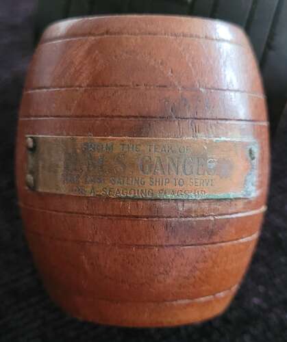 Barrel From The Teak Of HMS Ganges