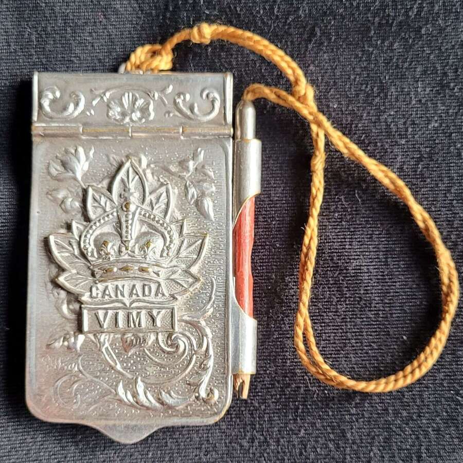 Canadian "Sweetheart" Note Case "Vimy"